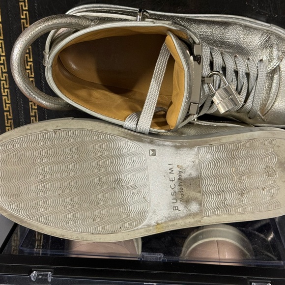 Buscemi high top shoes in silver. Size 43. - Picture 5 of 5